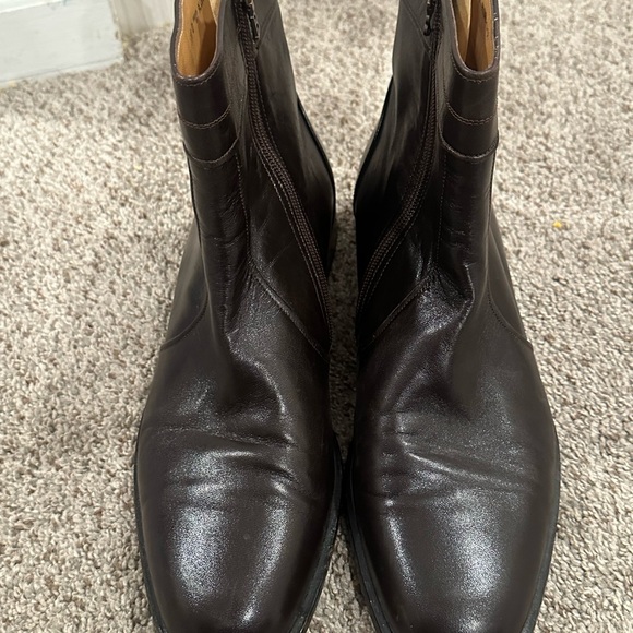 Bally Switzerland Parawet Leather Boots Mens US 11.5 - Picture 8 of 9